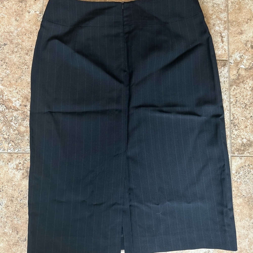 Banana Republic Pinestrip Pencil Skirt